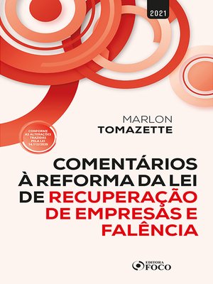 cover image of Comentários à Reforma da Lei de Recuperação de Empresas e Falência